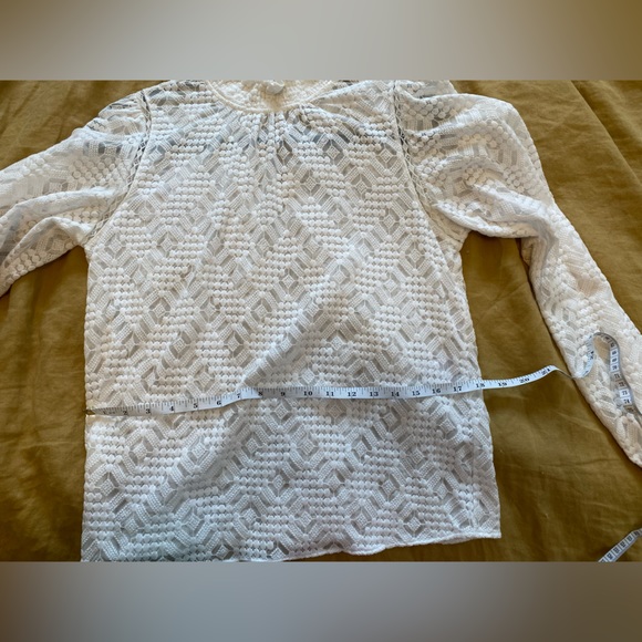 Sezane White Lace Top - Picture 9 of 11